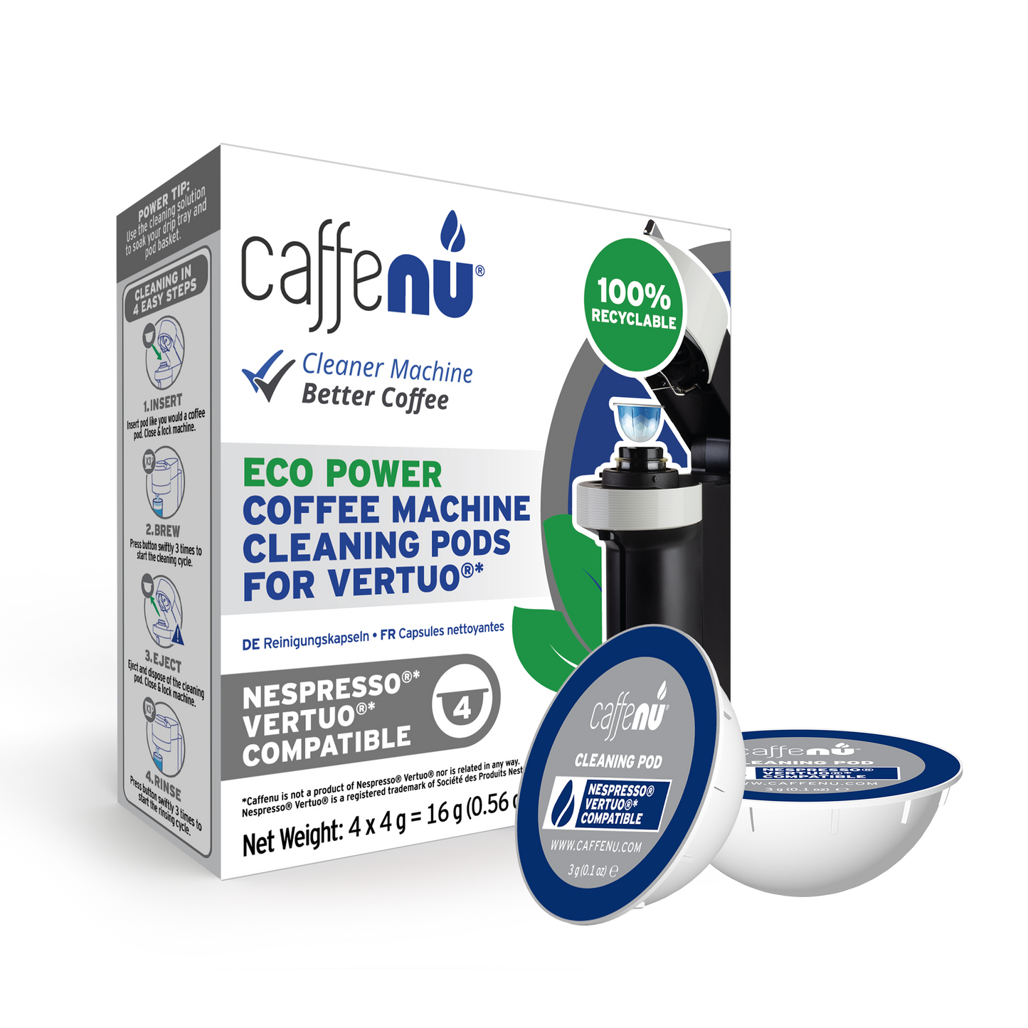 Vertuo Cleaning Pods 4 Pack